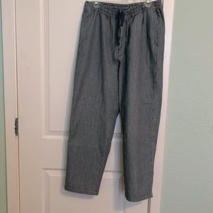 UNIQLO Cotton Relaxed Ankle Pants